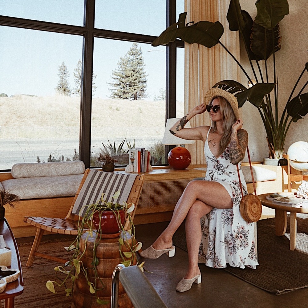 Bishop & Young floral summery wrap dress